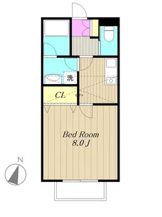 フォートレス新百合ヶ丘(万福寺3)【1階】の間取り