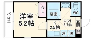 CASA AVANTI【1階】の間取り