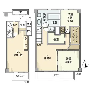 経堂セントラルマンションの間取り
