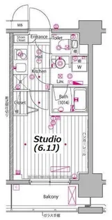 ガーラ・プレシャス川崎【8階】の間取り