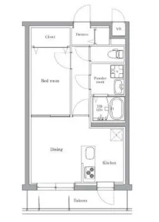 東京都文京区大塚6【マンション】の間取り