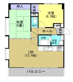 ヒーラック【2階】の間取り