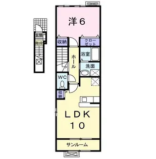 パレス・シュティルB【2階】の間取り