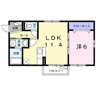 メゾン アルトウム【2階】の間取り