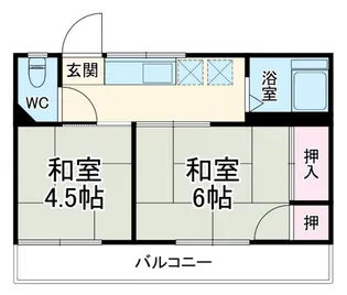 栄ハイツ(南浦和)【2階】の間取り