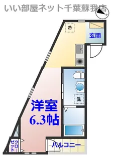 千葉県千葉市中央区神明町【アパート】の間取り