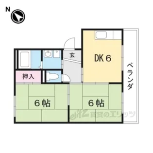 ピープルk【2階】の間取り