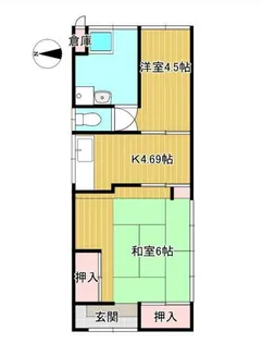 佐賀県佐賀市田代2【一戸建】の間取り