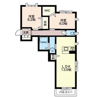 CORRECTO【2階】の間取り