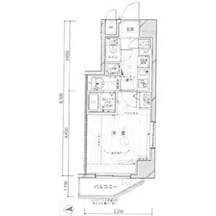 SHOKEN Residence東京八広【8階】の間取り