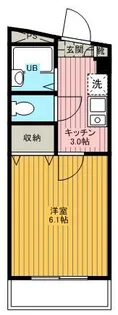 1Kの間取り画像