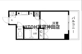 サンテミリオン門前仲町【6階】の間取り