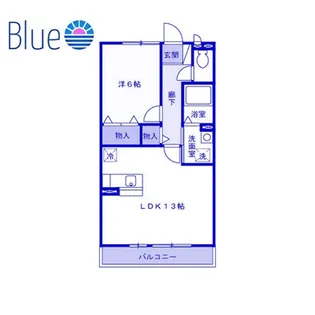 サンライズ上大岡【1階】の間取り