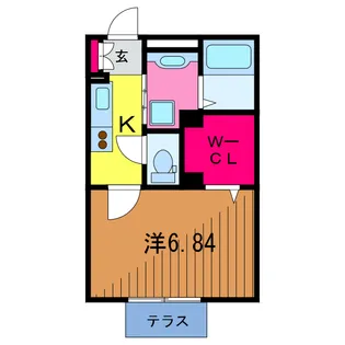 ヴィラ・エトワール【1階】の間取り