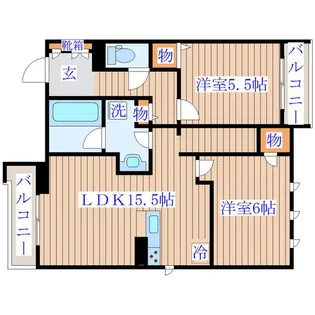 Di valore【3階】の間取り