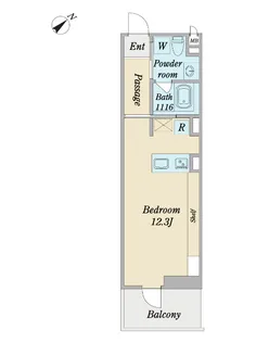 ERFOLG(エルフォルク)【2階】の間取り