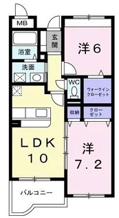 リリーハイム・II【3階】の間取り