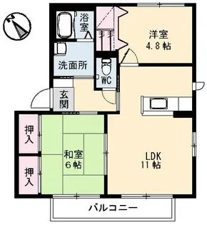 SHAROCK HOMUS 壱番館【1階】の間取り