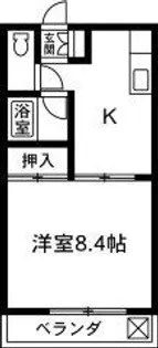 松井コーポ【2階】の間取り