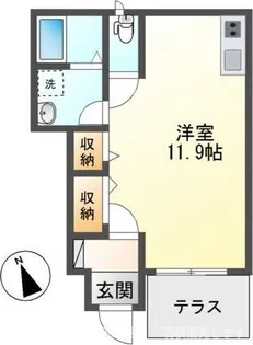 シャトレーゼ・Y【1階】の間取り