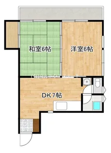 壱番館【2階】の間取り