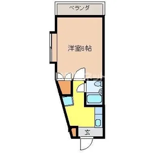 三光町マンション【1階】の間取り