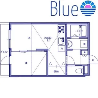 ブリッジ星川【2階】の間取り