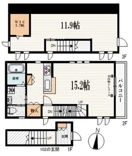 AXIS高田馬場の間取り