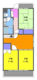 ハイツシャルマンII【4階】の間取り