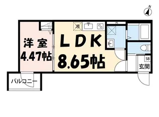 CRASTINE植竹町【3階】の間取り