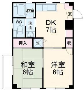 COM’S-1【3階】の間取り