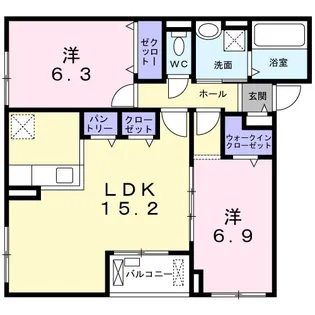 メゾン クレール【2階】の間取り