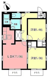 D・D・HOUSE A【1階】の間取り