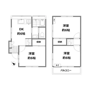 千葉県船橋市高野台1【一戸建】の間取り