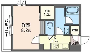 クオレール千歳烏山【2階】の間取り