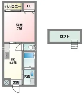 エルソル【3階】の間取り