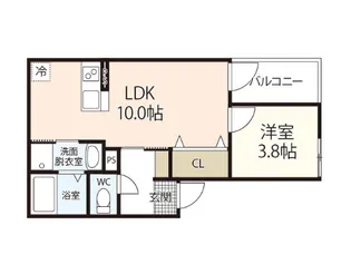REGALE MIKADO【3階】の間取り