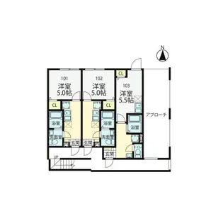 G-CREST【1階】の間取り