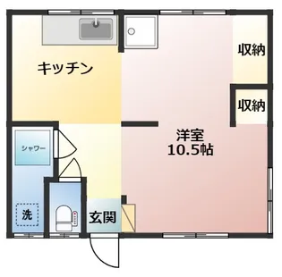 OLD IS GOOD香春口【2階】の間取り