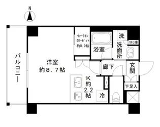 デュオステージ本郷【1階】の間取り