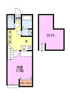 ハッピータウン山谷【2階】の間取り