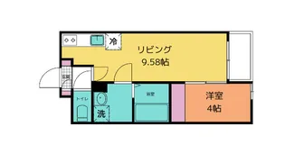 ラフィーノ八乙女【2階】の間取り