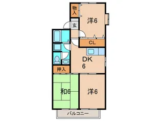 メゾンファミーユ【1階】の間取り
