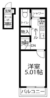 レガーレ千歳烏山【2階】の間取り