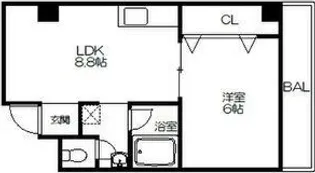 上田マンション【5階】の間取り