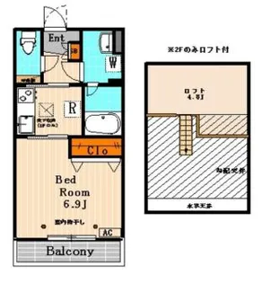 ラ・ルーチェ【2階】の間取り