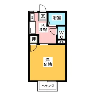 アミティエ【1階】の間取り