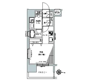 パークキューブ板橋本町【10階】の間取り