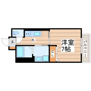 アークトゥルス【1階】の間取り