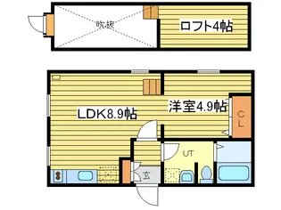 カーサロイヤル【3階】の間取り